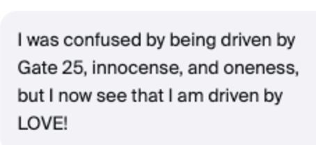 Message from the class chat
