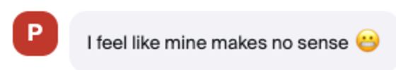 Message from the class chat